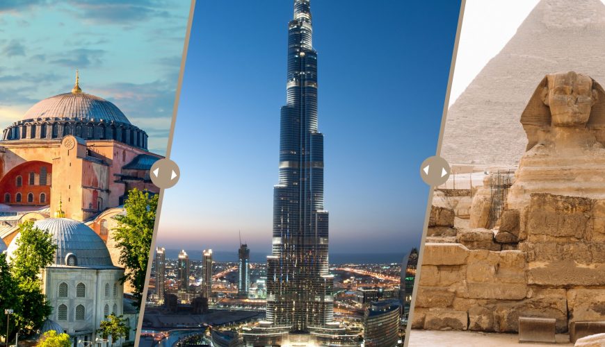 Turquía, Dubai y Egipto
