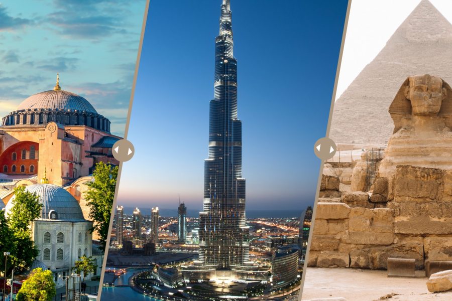 Turquía, Dubai y Egipto